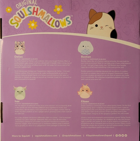 Original Squishmallows Special Edition 4 Pack Plush - Picture 3 of 3